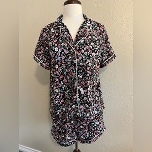 Cozy Floral Pajama and Shorts Set